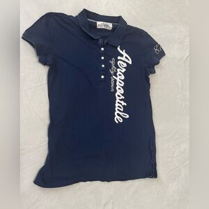 Aeropostale Dark Blue Casual Shirt